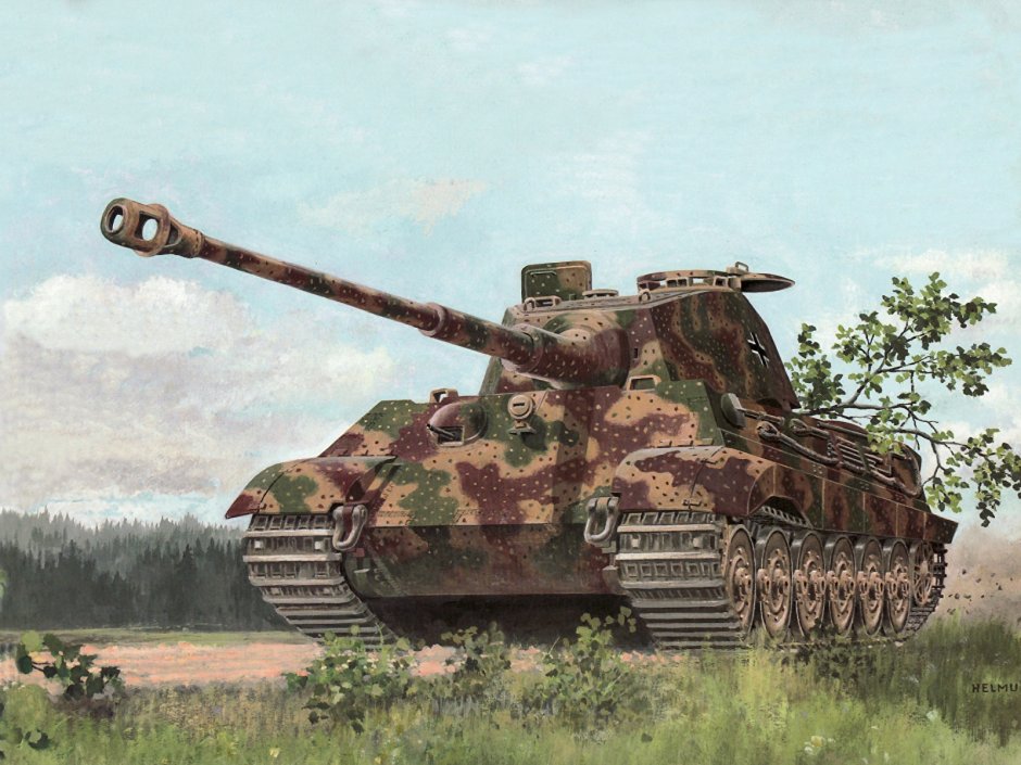 Танк 2 мировой войны Королевский тигр