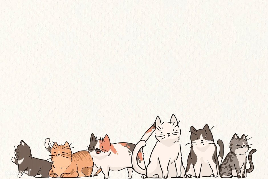 Фон для презентации с котиками