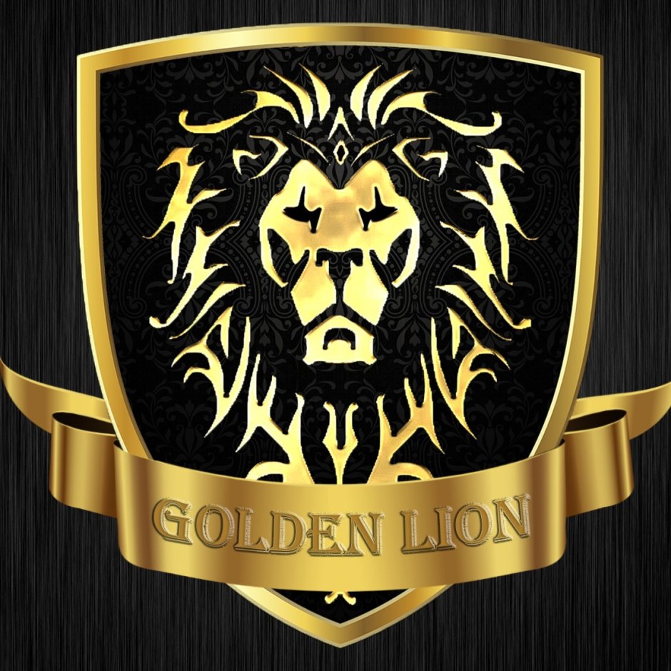 Черно золотой Лев