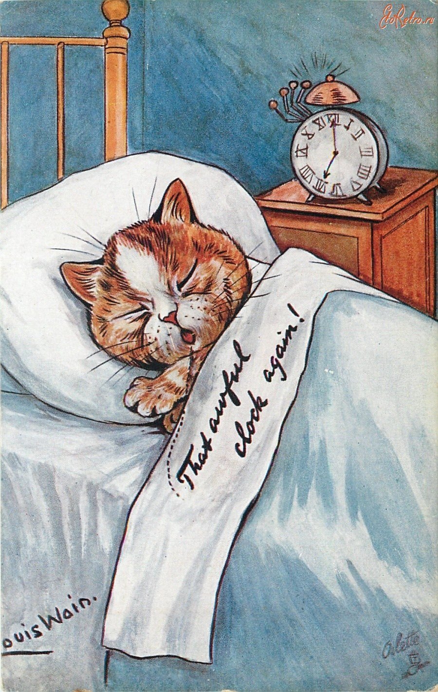 Кошка с градусником