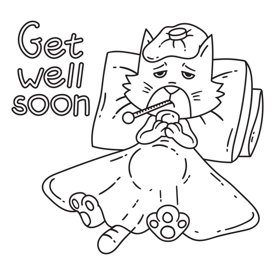 Кошка простыла