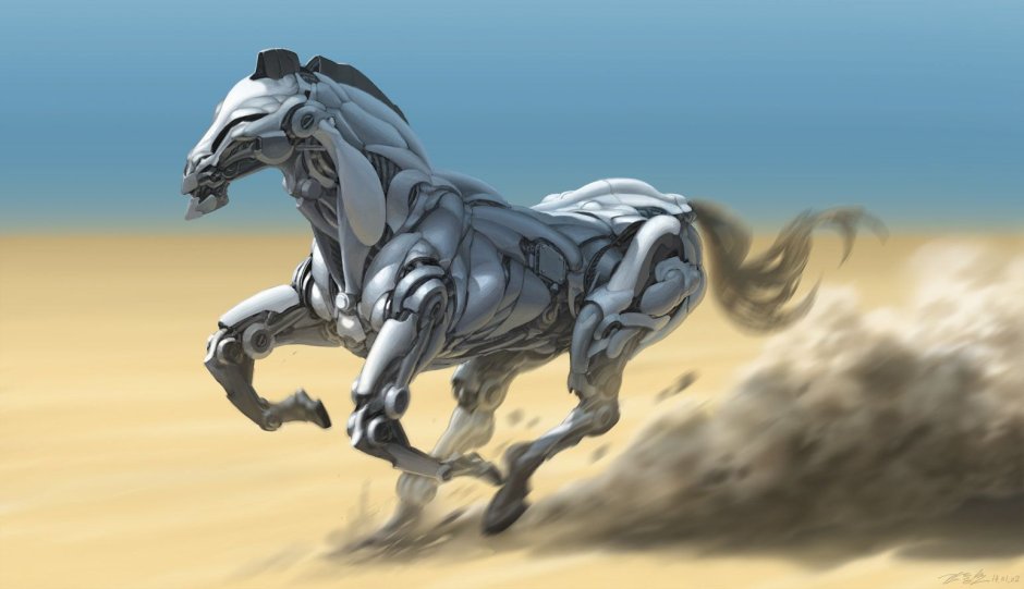 Лошадь Zbrush