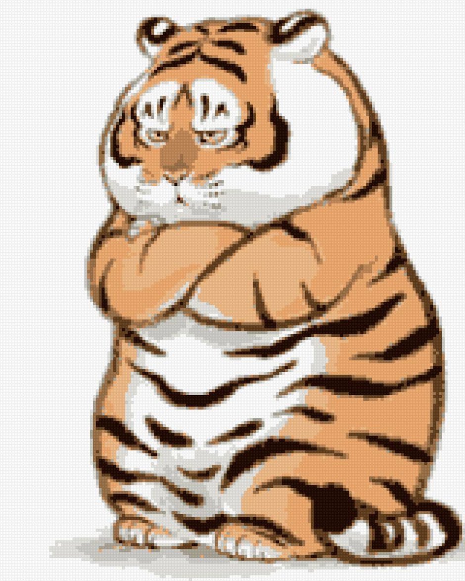 Смешные рисунки тигров