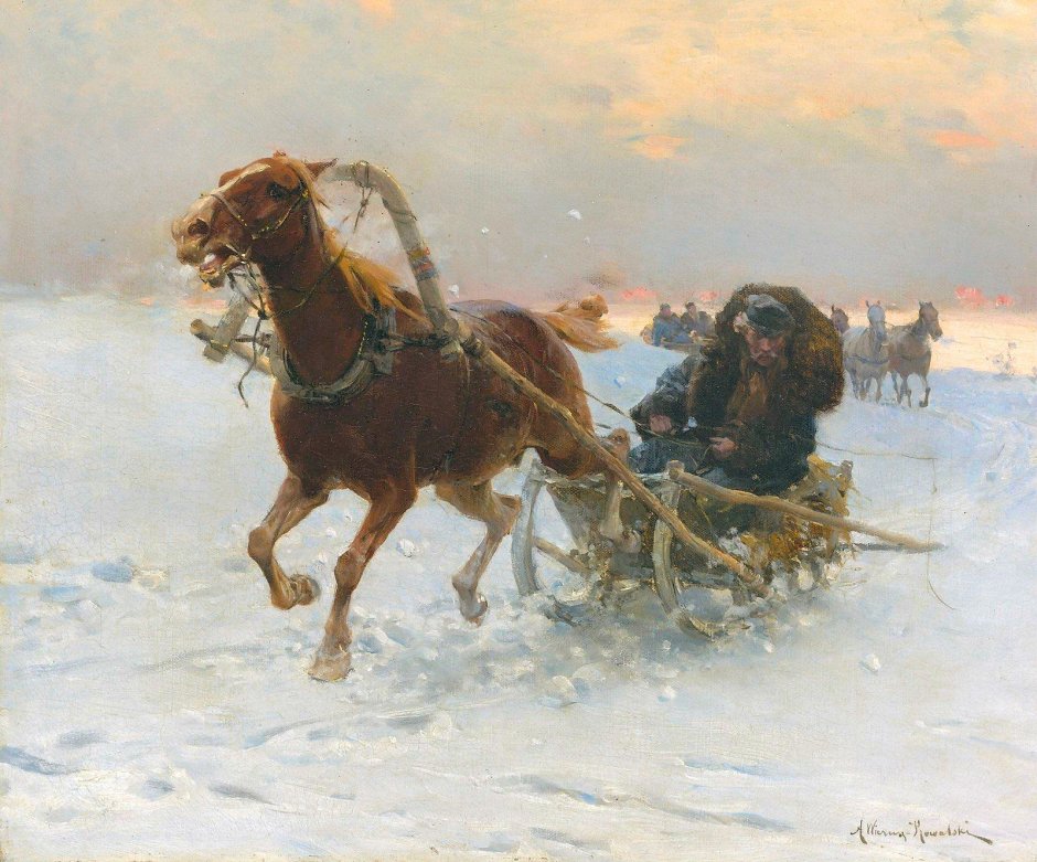 Черкесские разведчики, Alfred Kowalski-Wierusz
