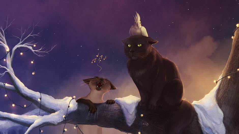 Кот арт