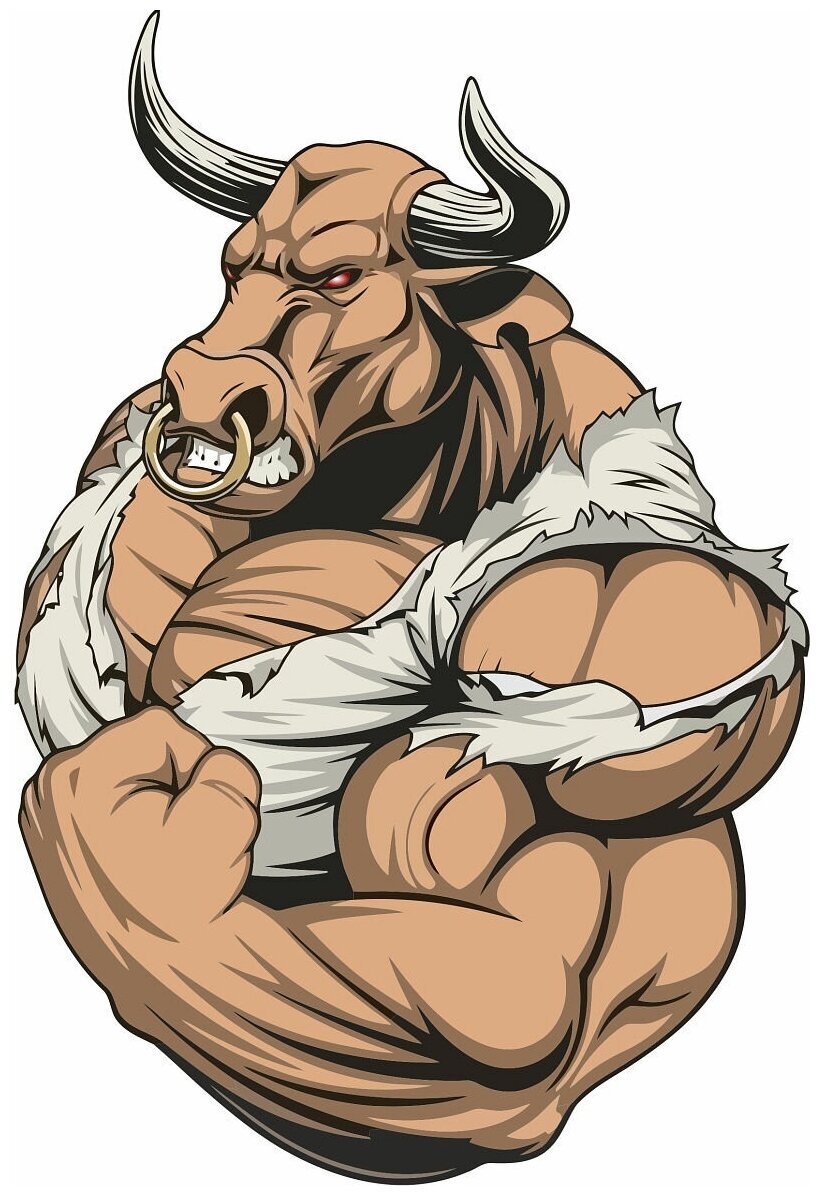 Таурус бык масляная живопись