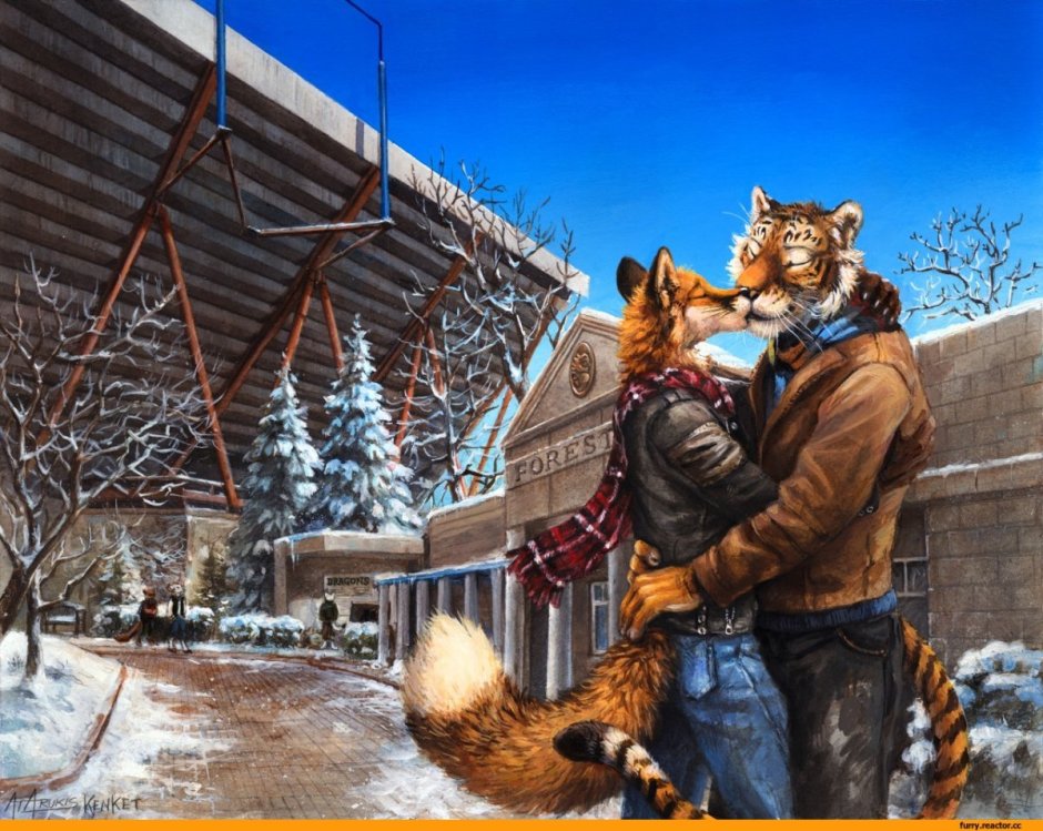 Фурри арт kenket Fox