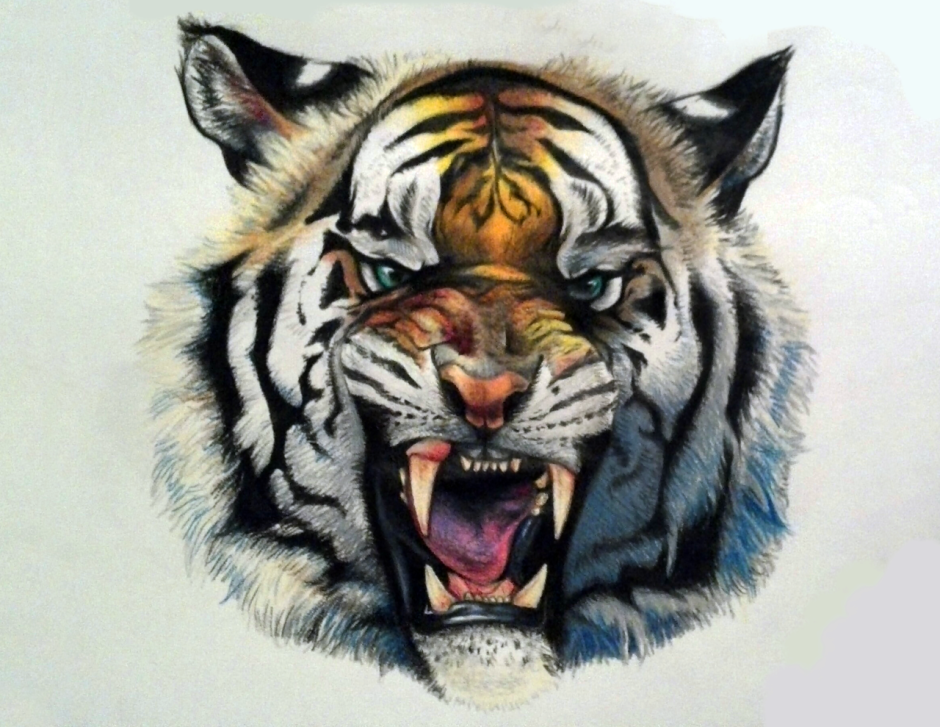 Оскал тигра Таттоо