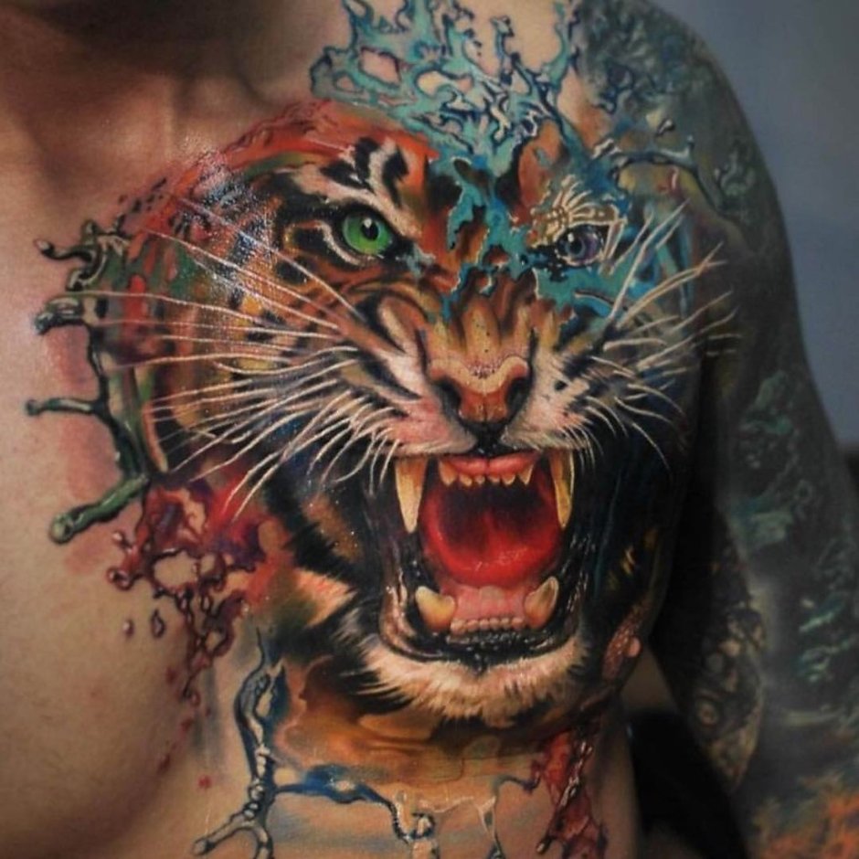 Оскал тигра тигра