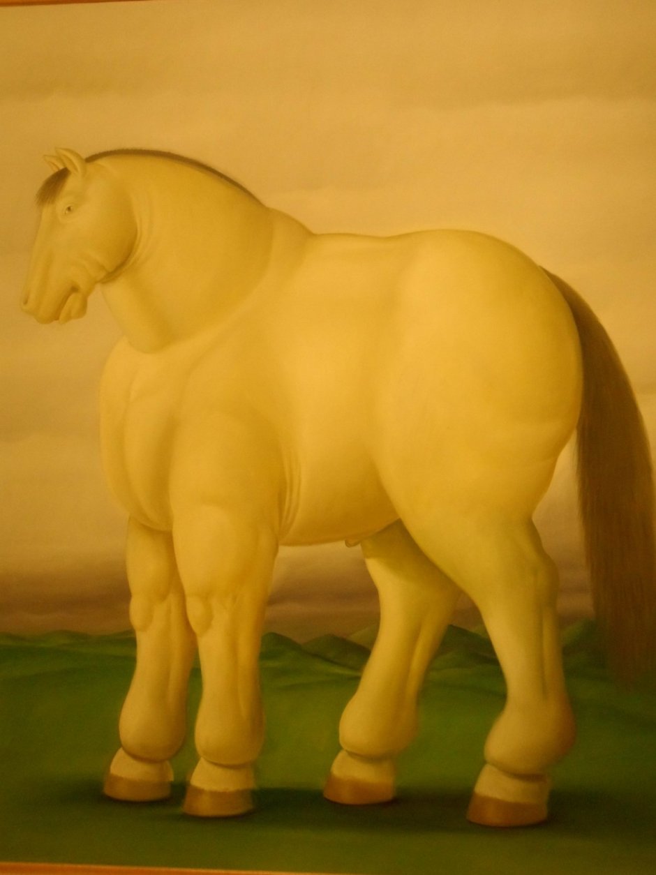 Ботеро художник лошадь Барселона