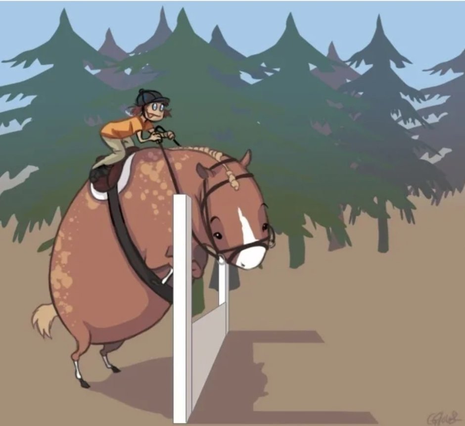 Толстая лошадь