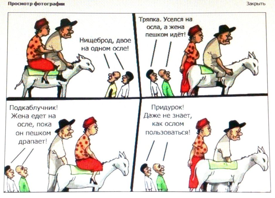 Верхом на осле