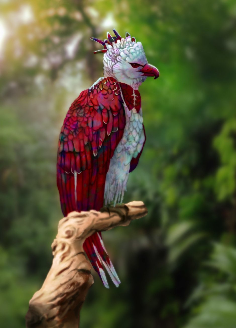 Rainbow Harpy Eagle