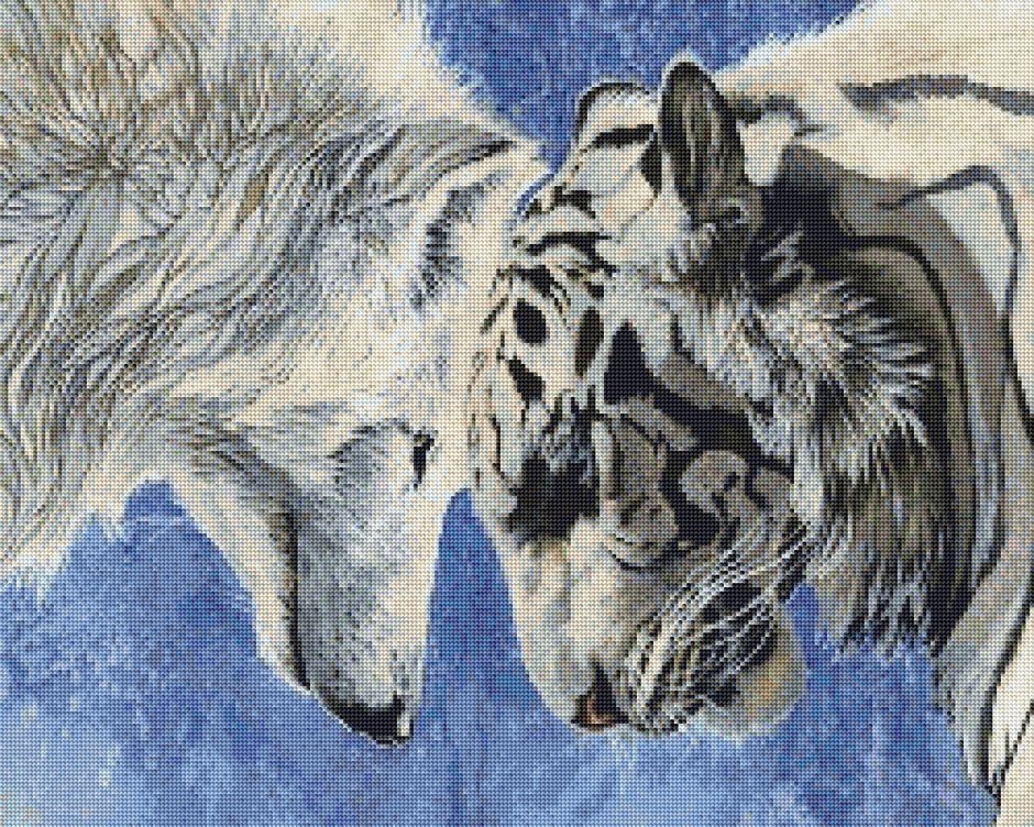 Волк и тигр