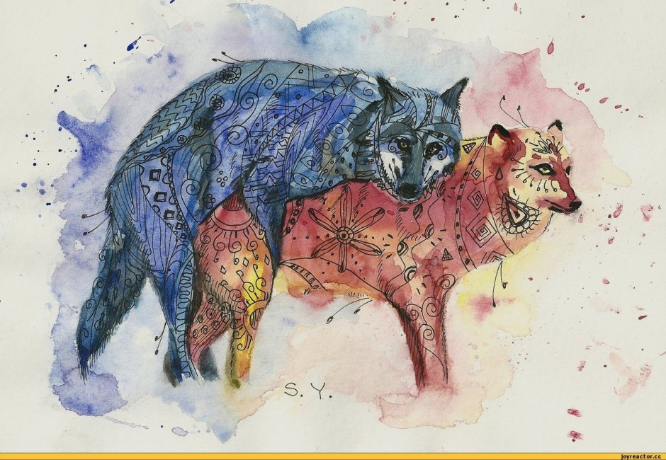 Акварельные эскизы