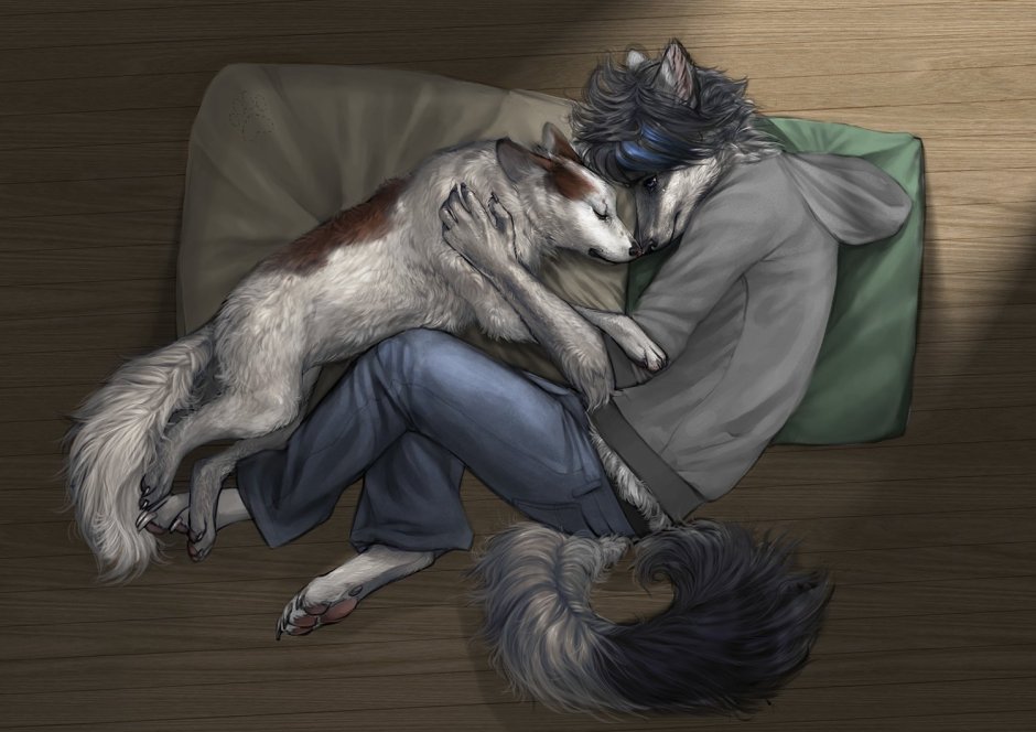 Аниме волки люди