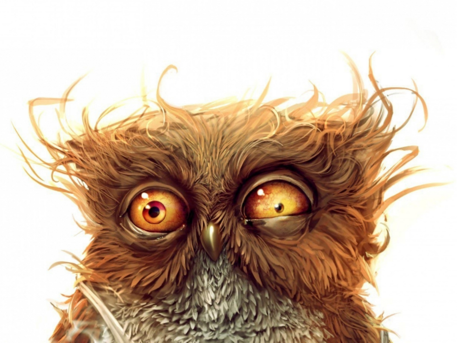 Взъерошенная Сова