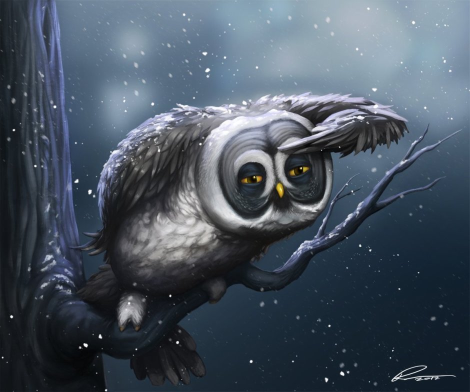 Голубая Сова