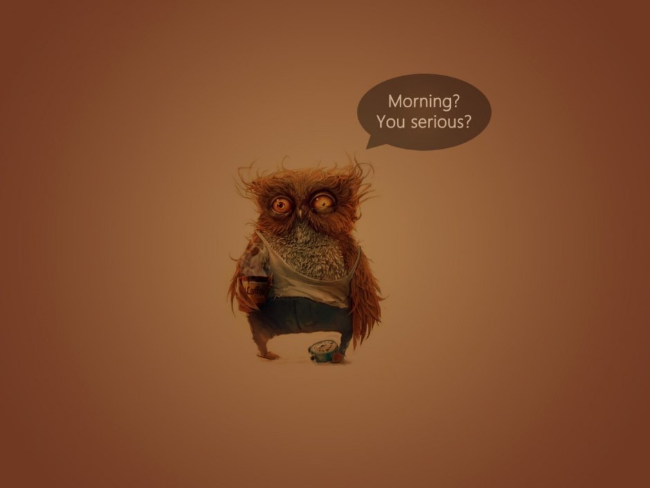 Сова рисунок Минимализм