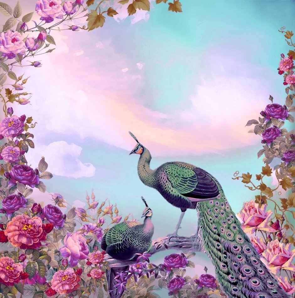 Фрески Applico птицы