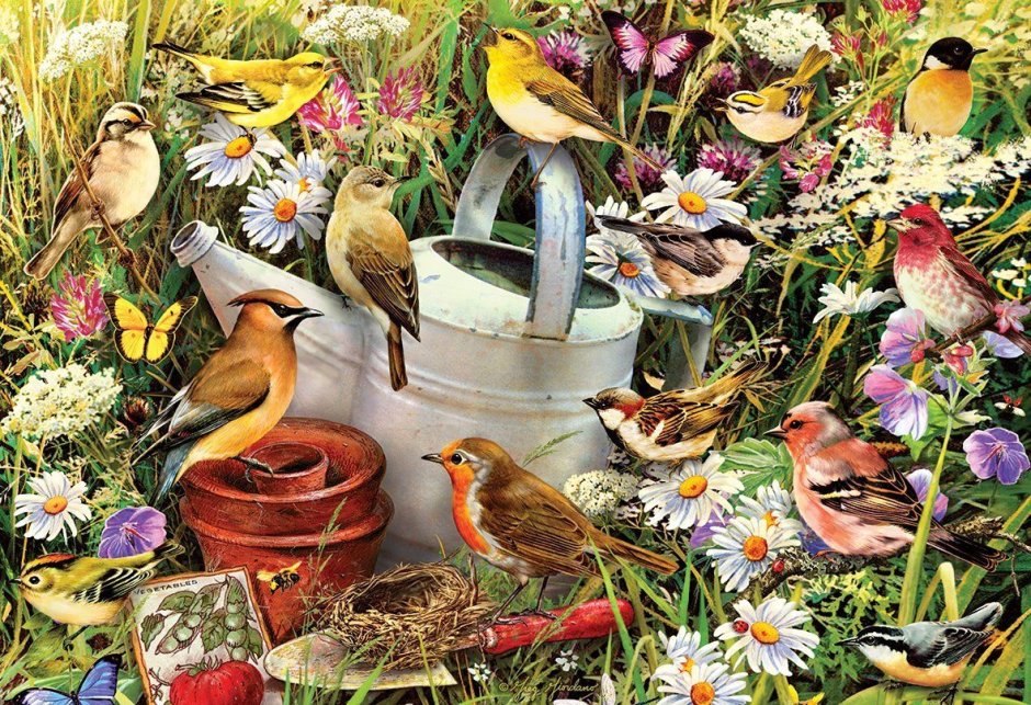 Адам и ева в Эдемском саду