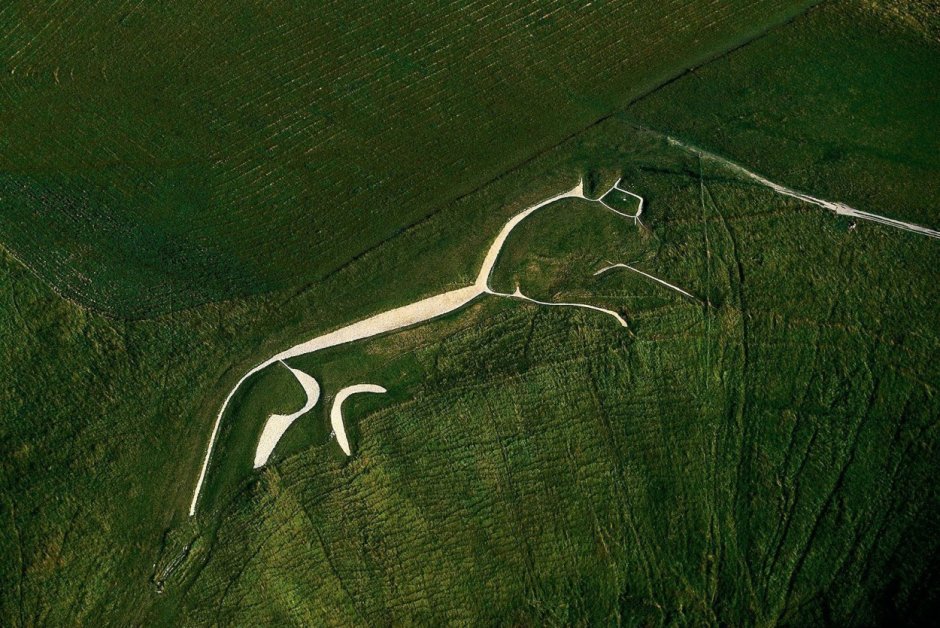 Уффингтонская белая лошадь в Англии