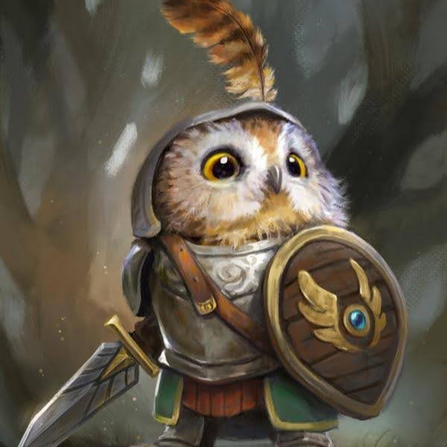 Совиный рыцарь арт