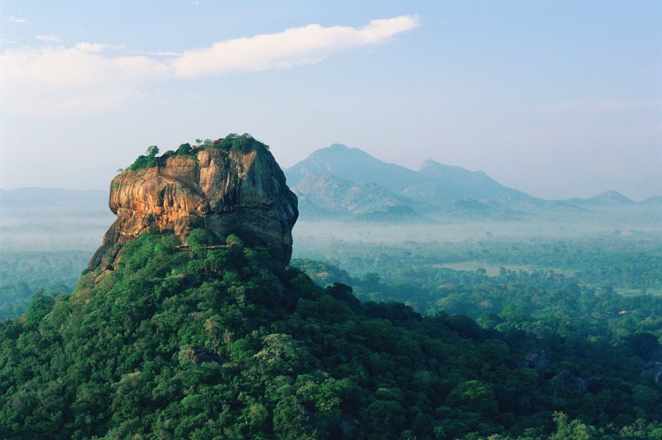 Гора Sigiriya Sri Lanka