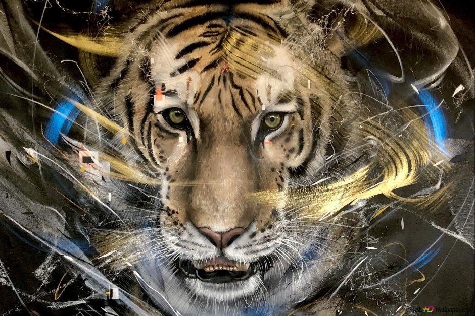 Крутые обои с тигром