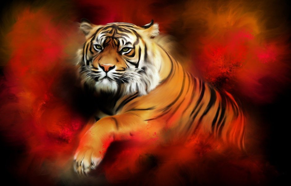 Неоновый тигр