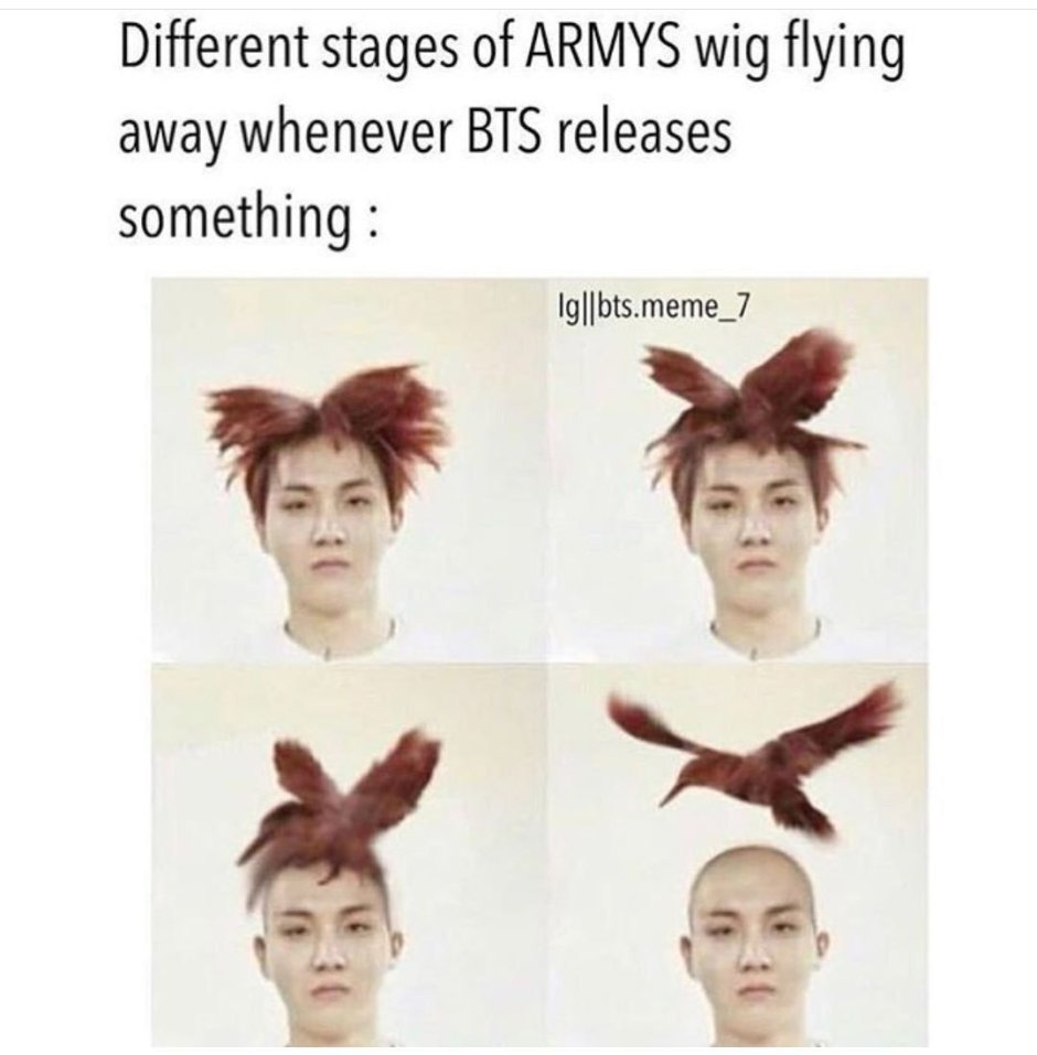 Намджун БТС лысый