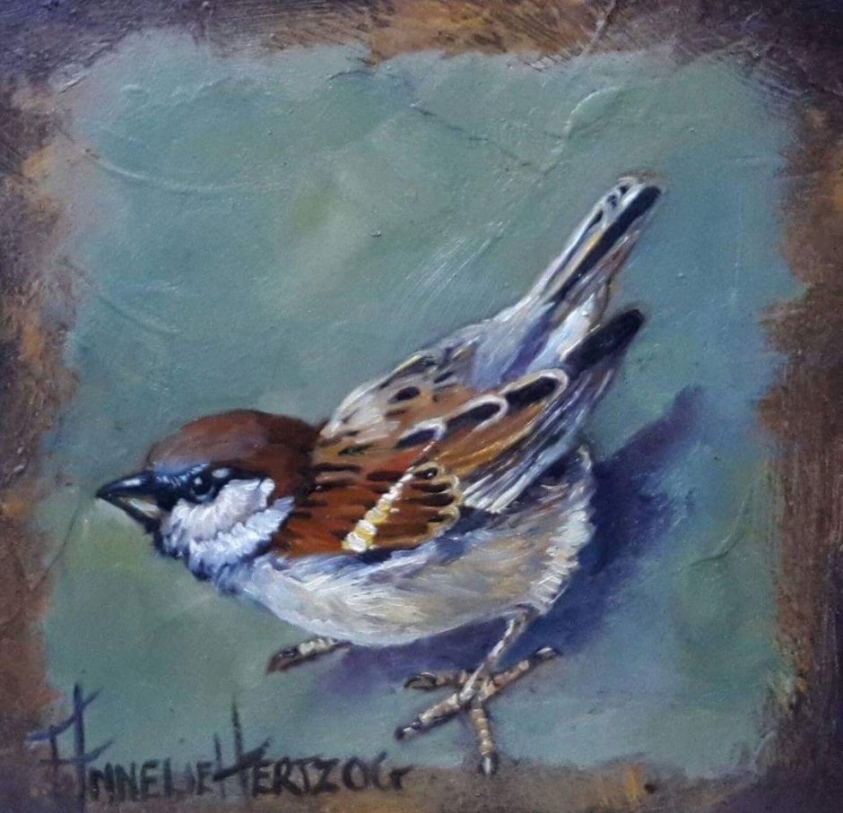 Художник Комаревцев Воробей