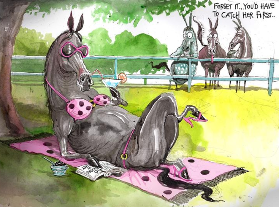 Поговорка лошадь сдохла-слезь