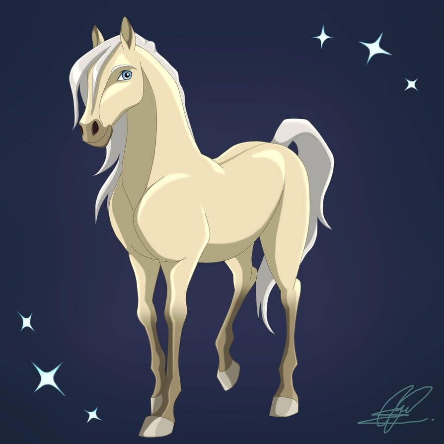 Ахалтекинская лошадь золотой масти