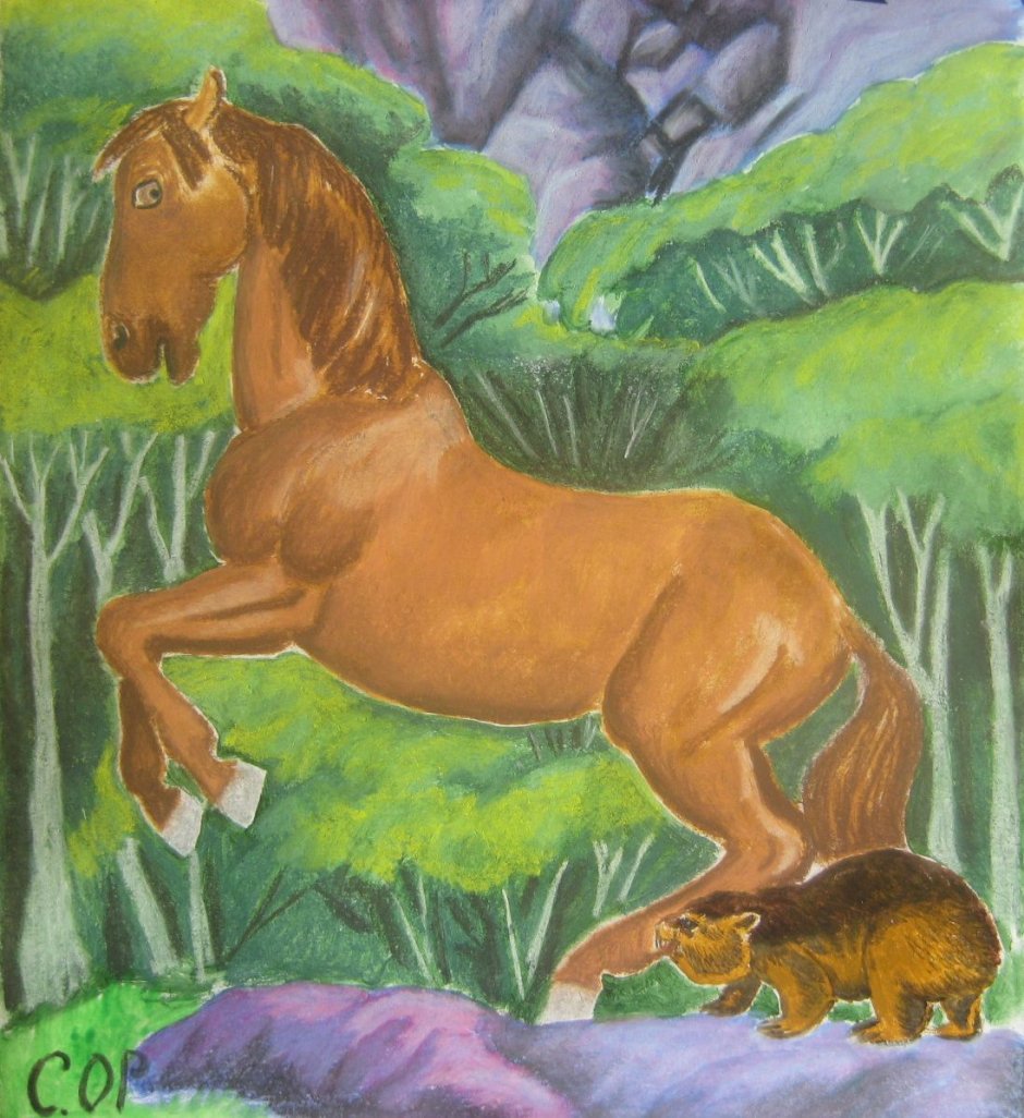 Серебряный конь Бролга