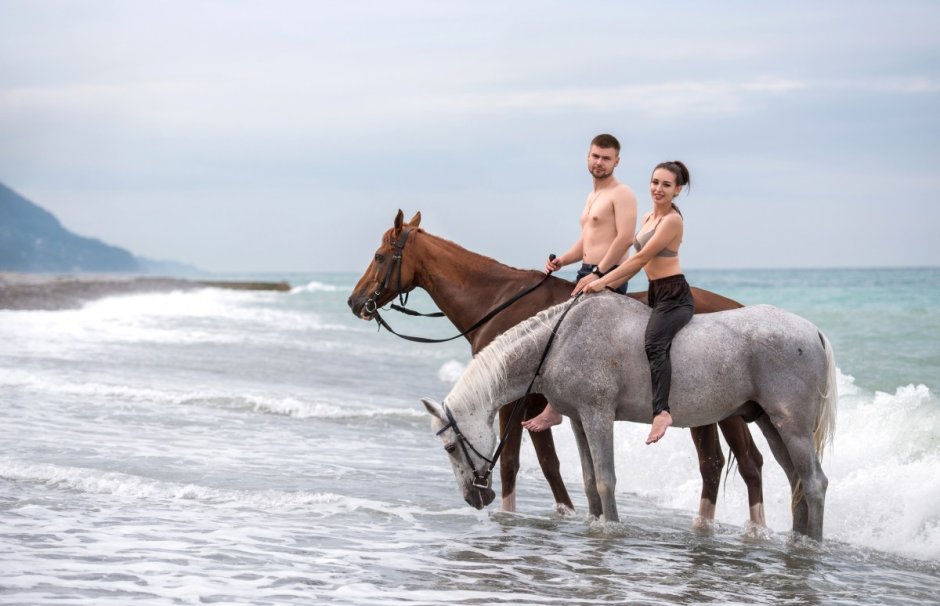 Конные прогулки у моря