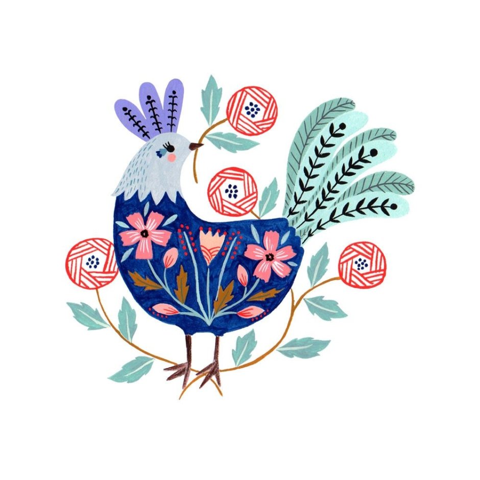 Птицы в декоративно-прикладном искусстве