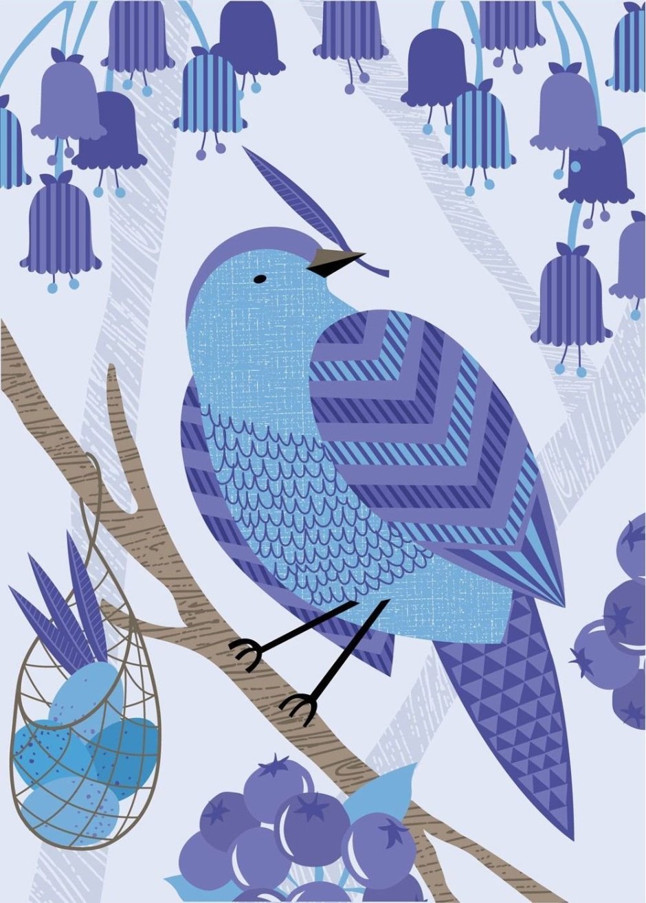 Стилизованная птица