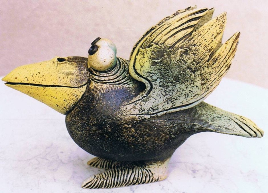 Папье маше птицы