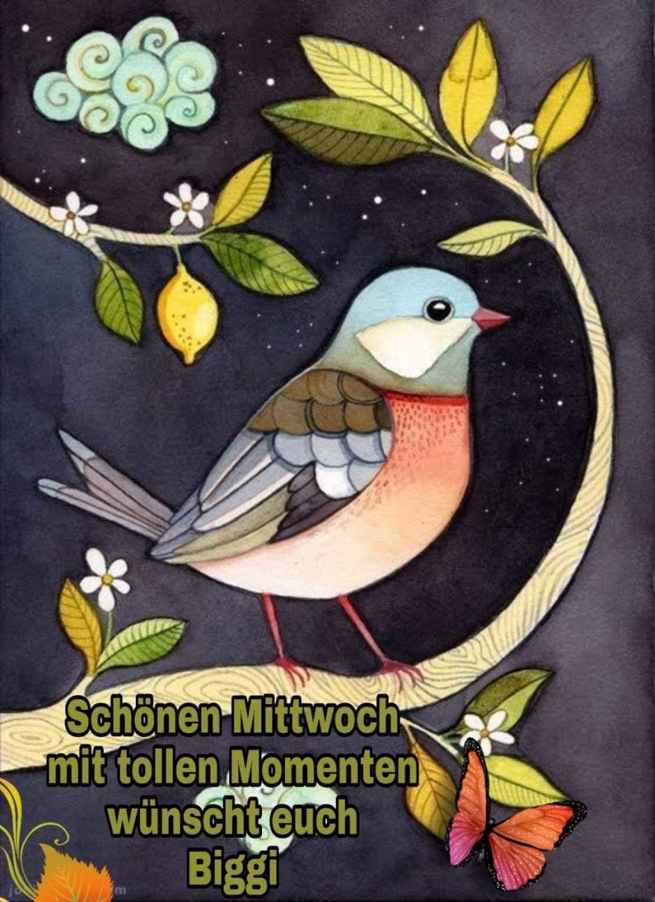 Птица декоративная живопись