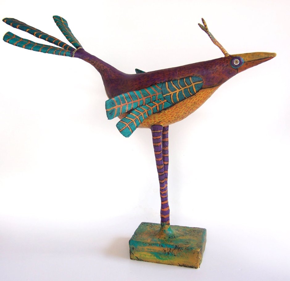 Птички из папье маше