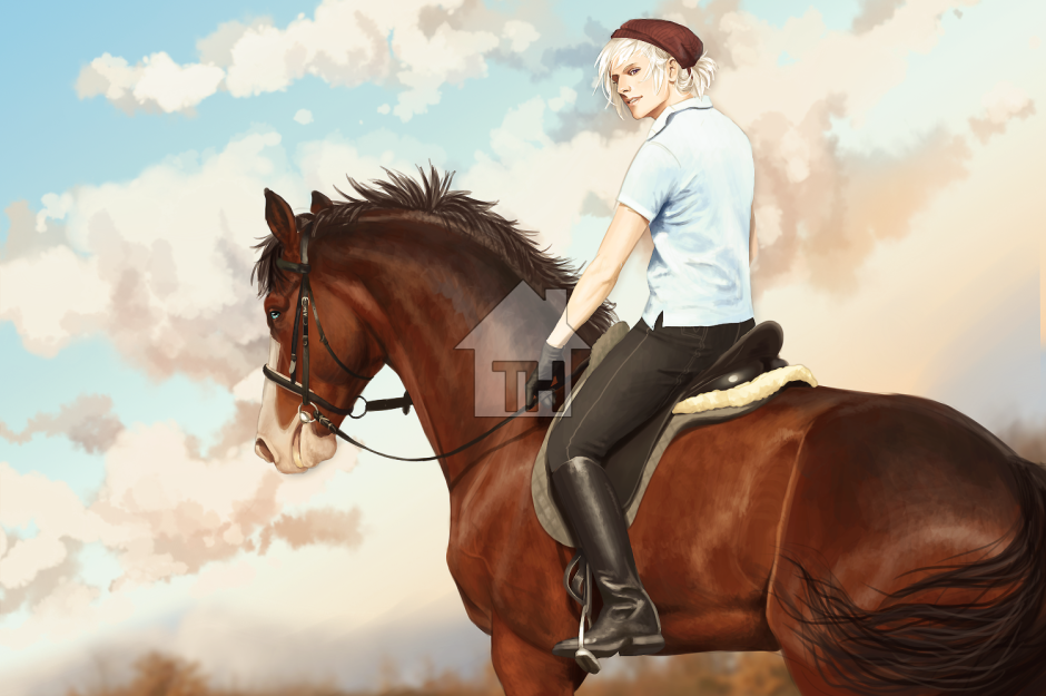 Человек на коне