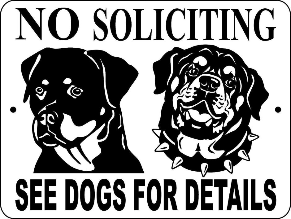 Ротвейлер тату эскиз