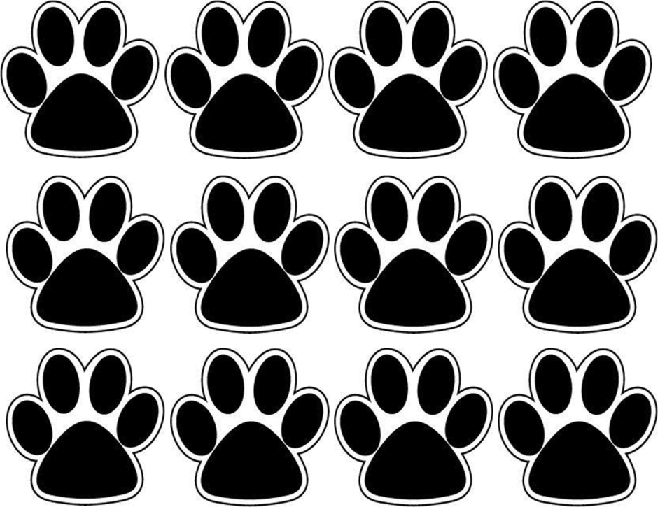 Передние лапки кролика трафарет