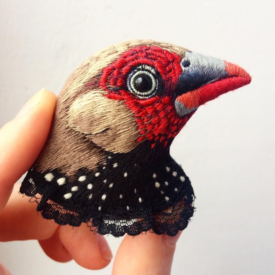 Птицы из ткани