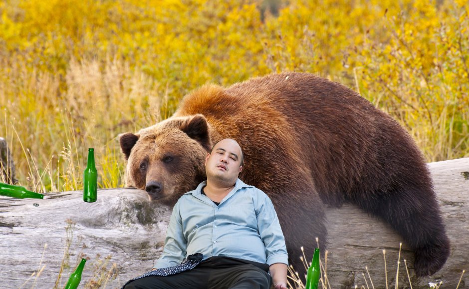 Уставший медведь