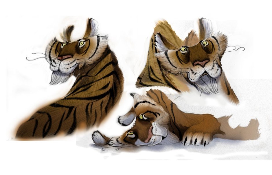 Тигр карикатура