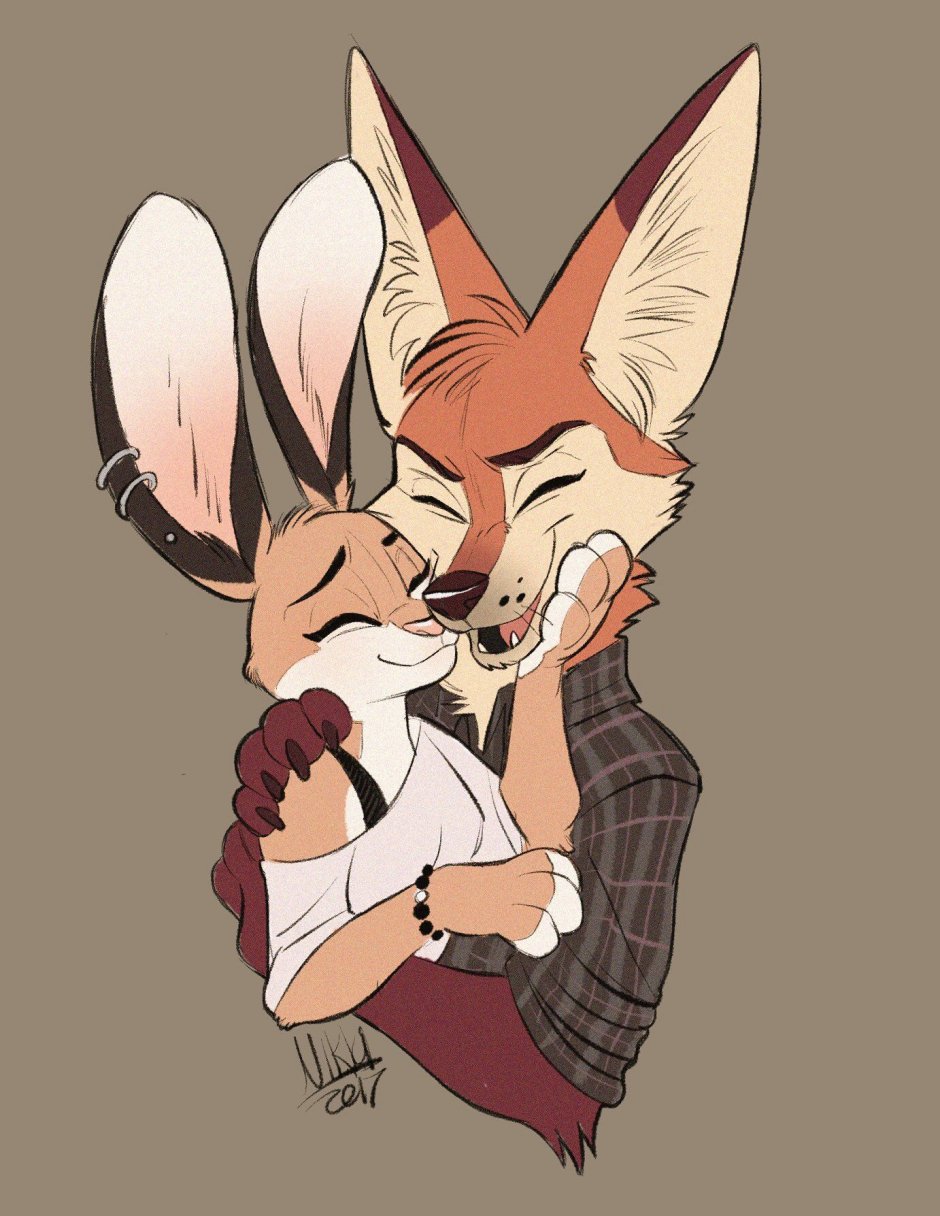 Лис и кролик Зверополис