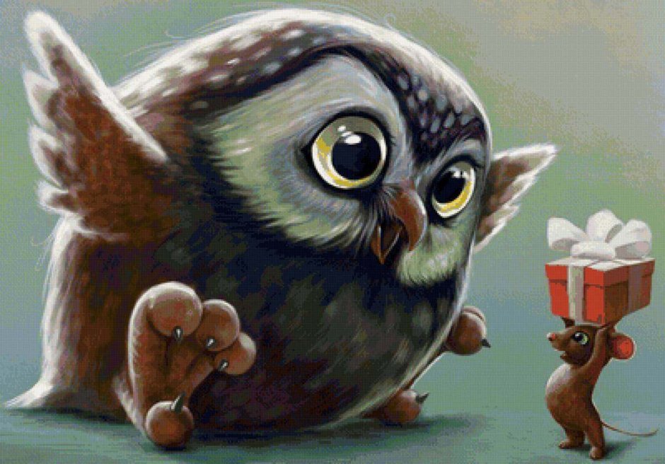 Заставка на рабочий стол Сова