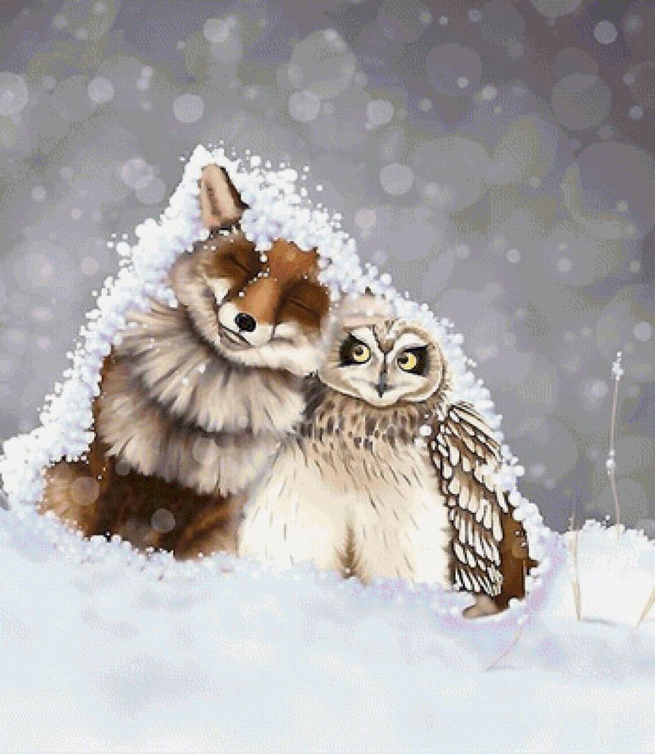 Совы художницы Инги Пальцер